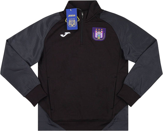 Joma Mens 2019-20 Anderlecht Joma 1/2 Zip Training Top / Black / RRP £59.99
