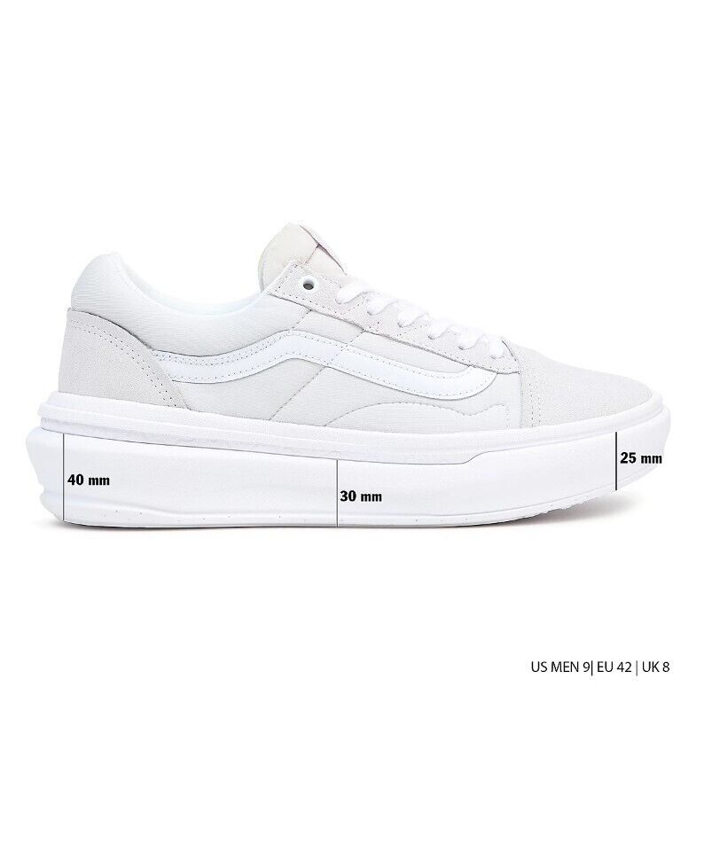 Vans Mens Old Skool Overt ComfyCush Trainers / Light Grey / RRP £95