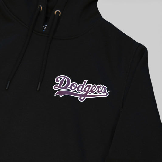 47 Imprint Backer Burnside Men's Hoodie / L.A Dodgers / Jet Black / RRP £70