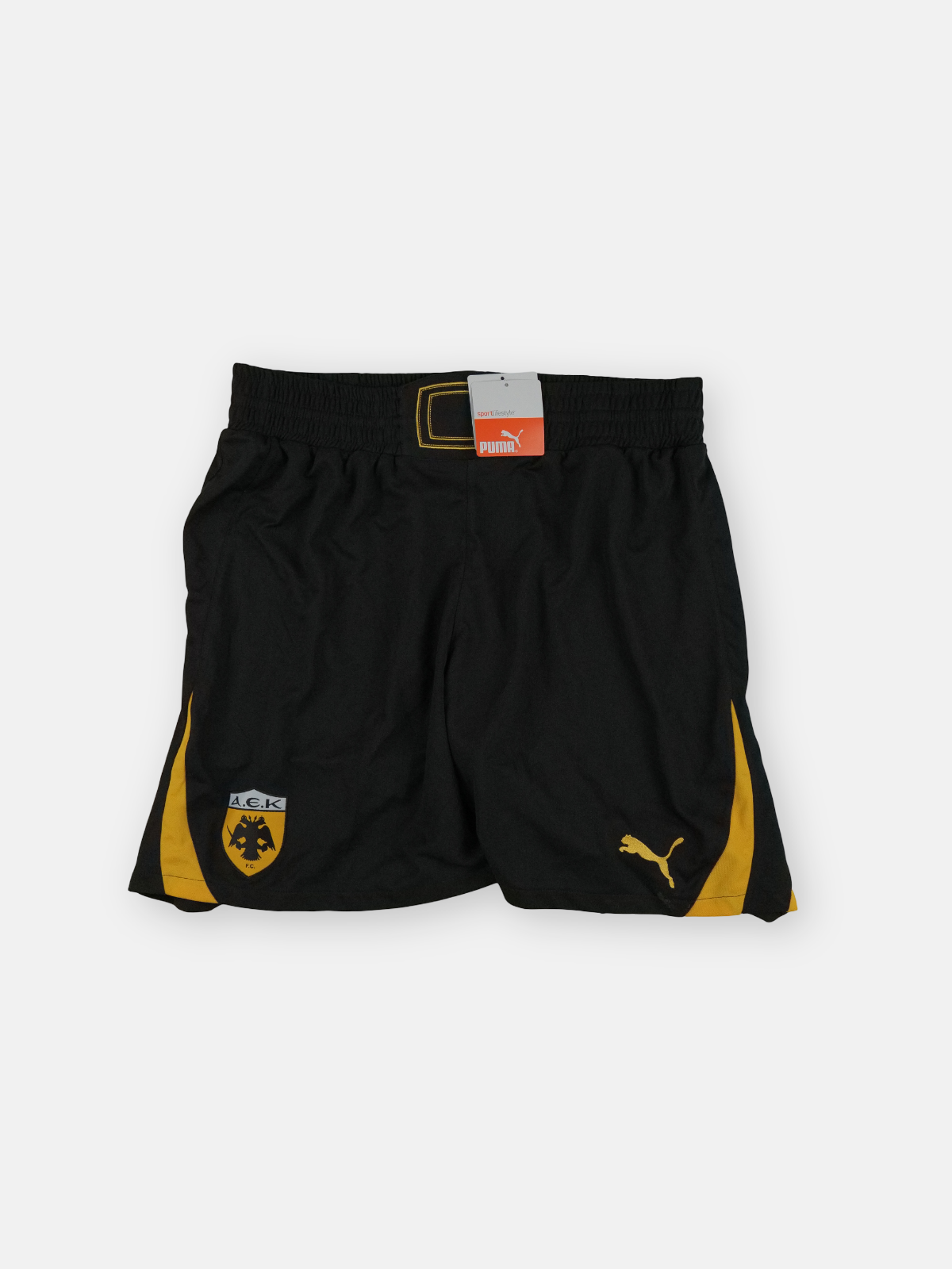 Puma Mens 2011-12 Aek Athens Home Football Shorts / Black / RRP £19.99