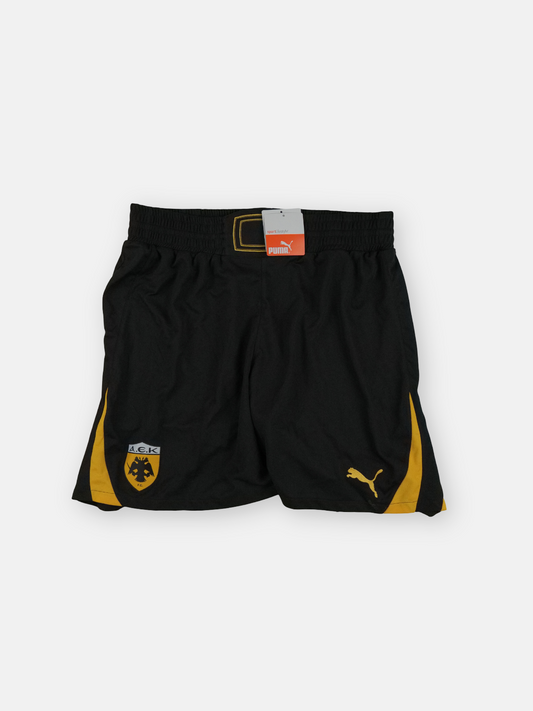 Puma Mens 2011-12 Aek Athens Home Football Shorts / Black / RRP £19.99