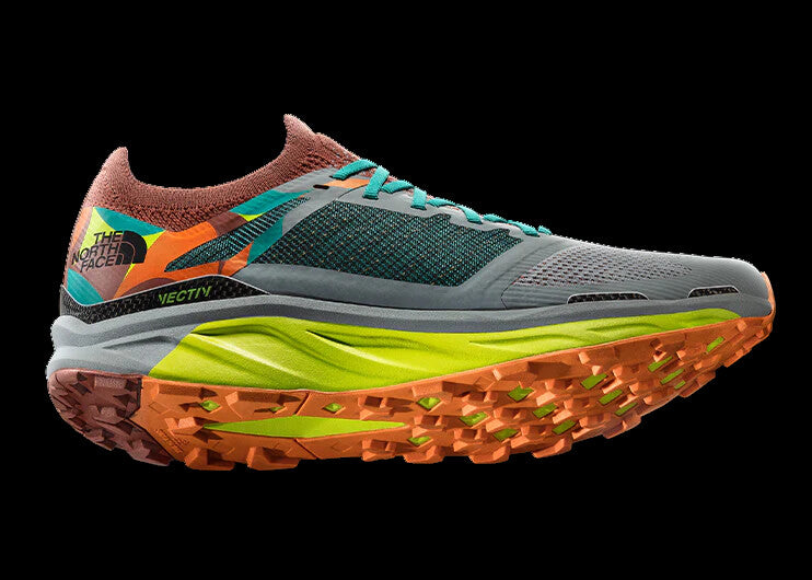 The North Face Men’s Flight Vectiv TW– Quarry Grey/Auburn, Trail Shoes