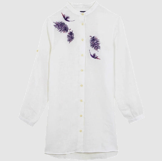 Vilebrequin Pool Cover Up Shirt / White / Franche / RRP £210