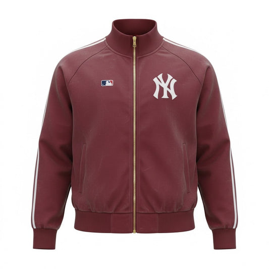 47 Core Jetway Fz Track Mens Jacket / New York Yankees / Cardinal Red / RRP £70