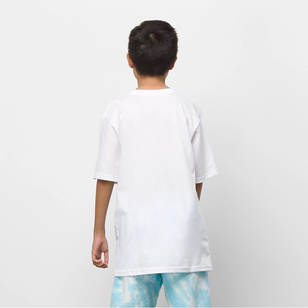 Vans Kids Print Box Back SS Boys White/Camo Flame / RRP £25