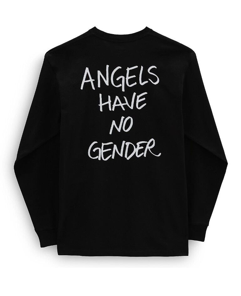 Vans Mens Pride LS T-Shirt / Angel Black / RRP £40