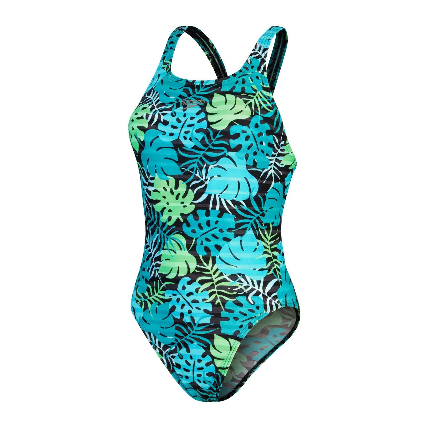 Speedo Women's Swimsuit / Allover Laneback / Green / Training Swimwear / RRP £38