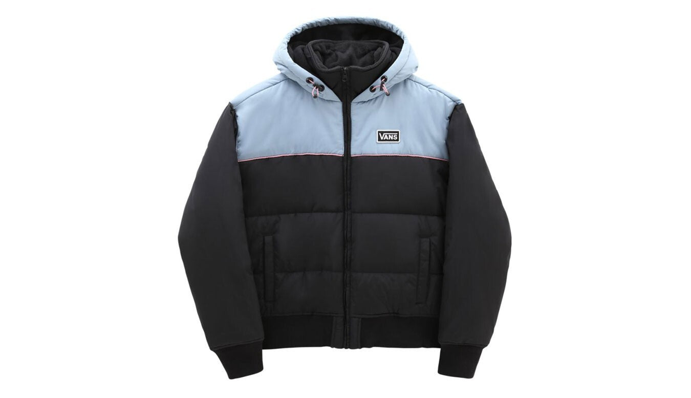 Vans Womens Hard Rain MTE Puffer Jacket / Black Blue / RRP £130