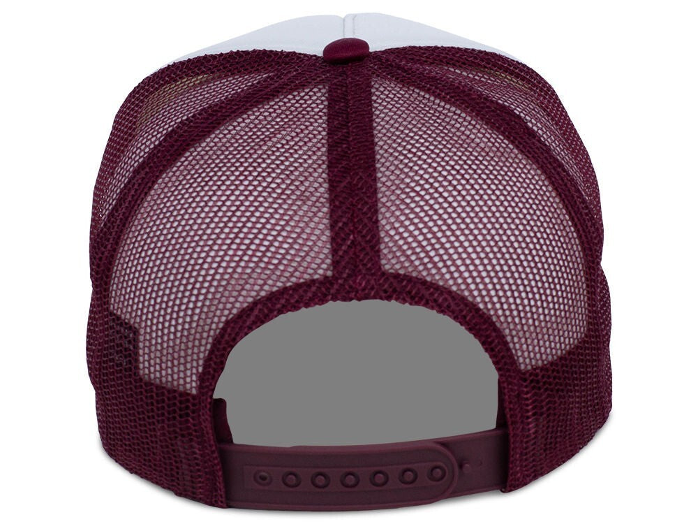 Unisex Plain Screen Foam Trucker Hat / White / £20