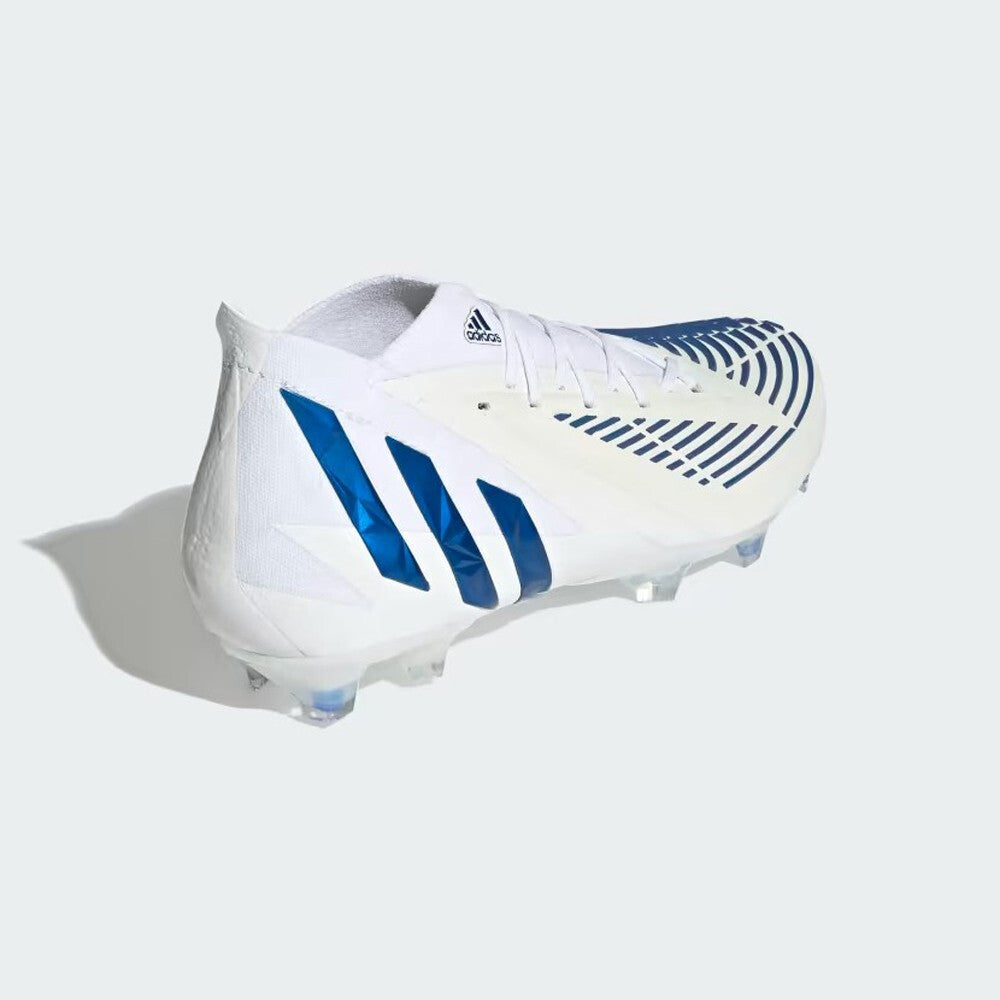 Adidas Unisex Predator Edge.1 FG Football Boots / White Blue / RRP £180