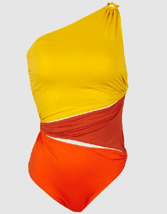 Vilebrequin Swimsuit / Women’s / Flag / Curry Yellow / RRP £180