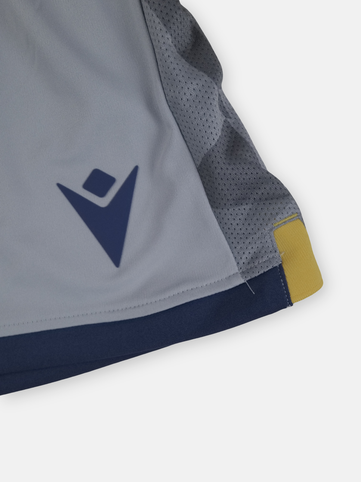 Macron Mens 2020-21 Hellas Verona Third Football Shorts / Grey / RRP £29.99