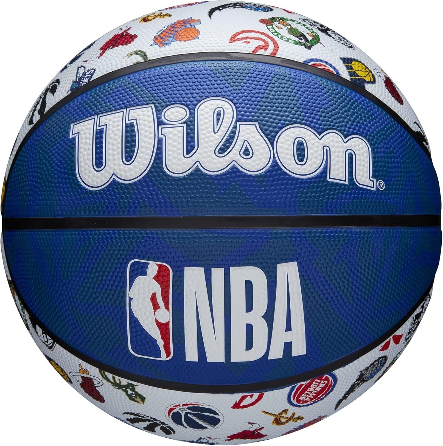 Wilson NBA All Team Logo Basketball / White / RRP £45