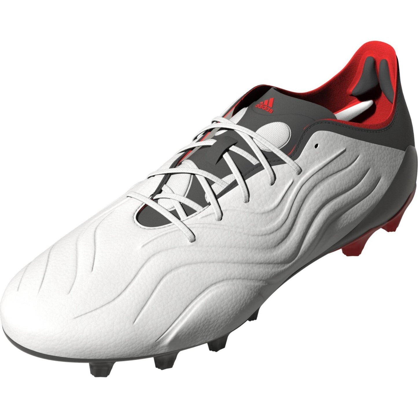 Adidas Mens Copa Sense.1 Ag Football Boots / White Red Grey / RRP £180