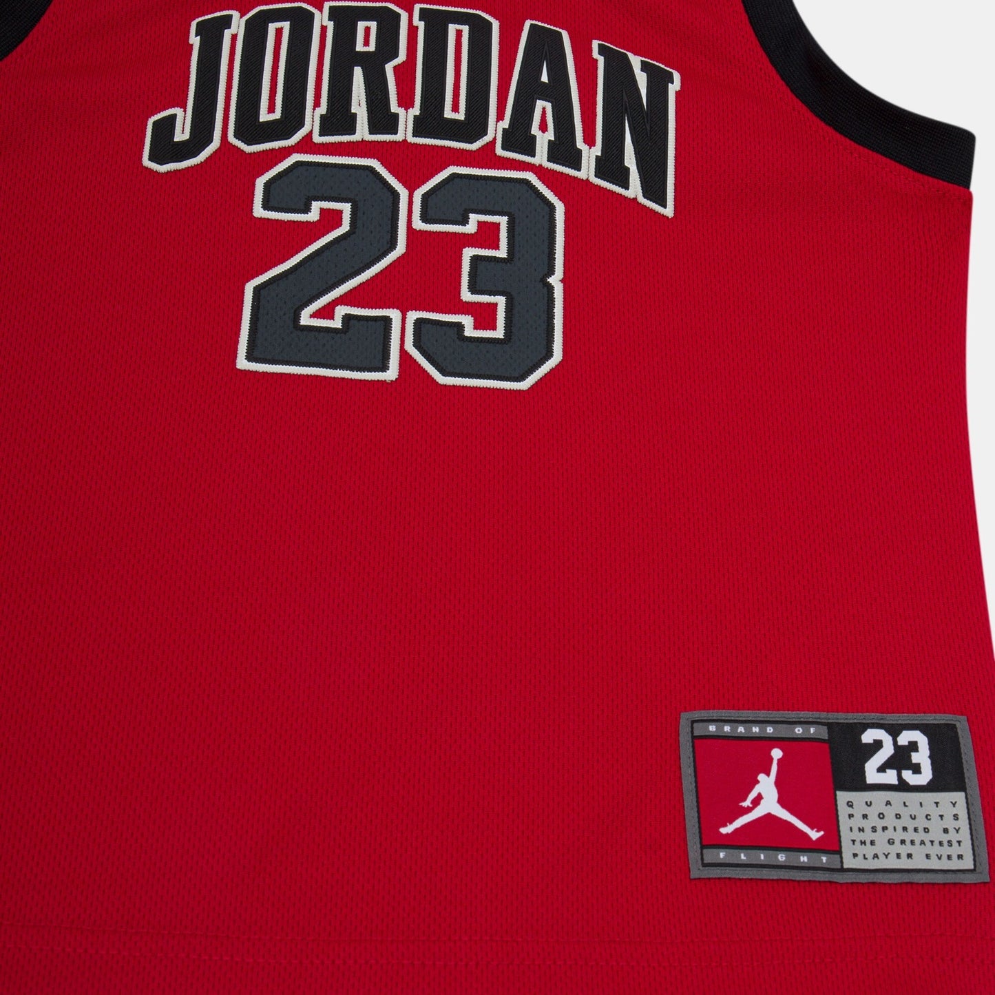 Jordan Infants Basketball Jersey Set / T-Shirt and Short / Red Black / RRP £30
