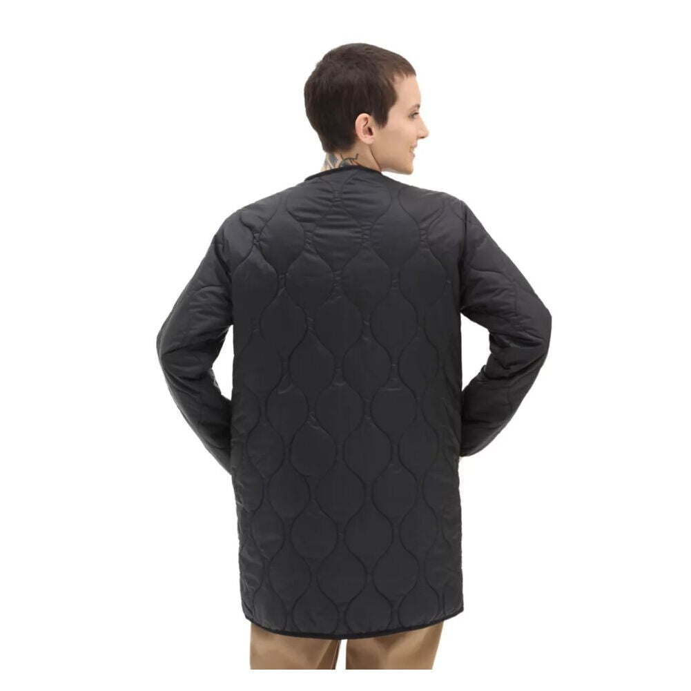 Vans Womens Long Reversible Quilted Jacket / Black / RRP £95