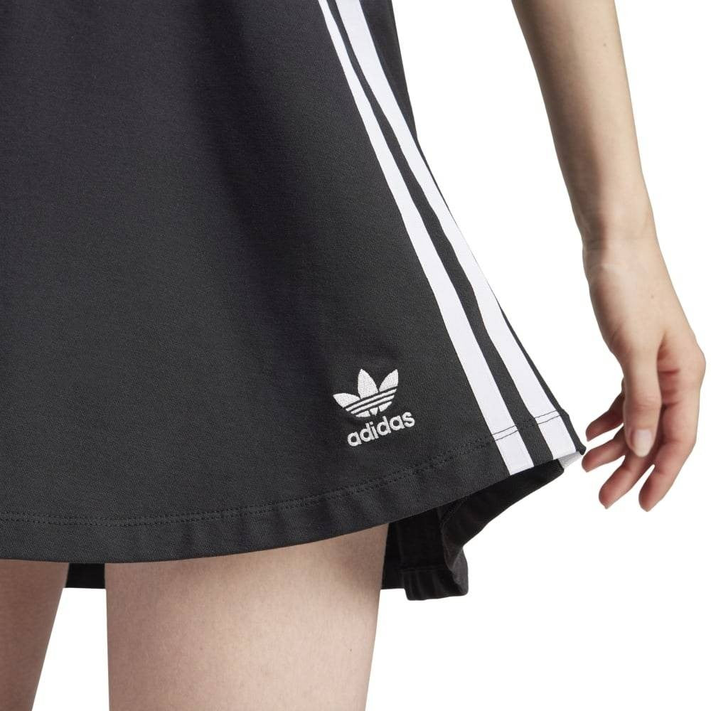 Adidas Womens 3 Stripe Skirt / Black White / RRP £38