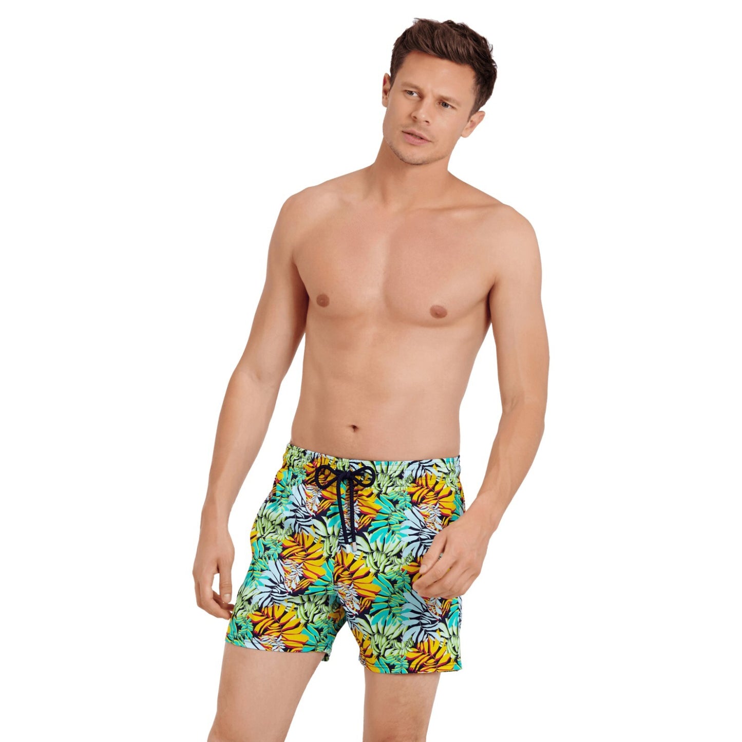 Vilebrequin Swim Shorts / Mens / Moorise / Green Orange / RRP £220