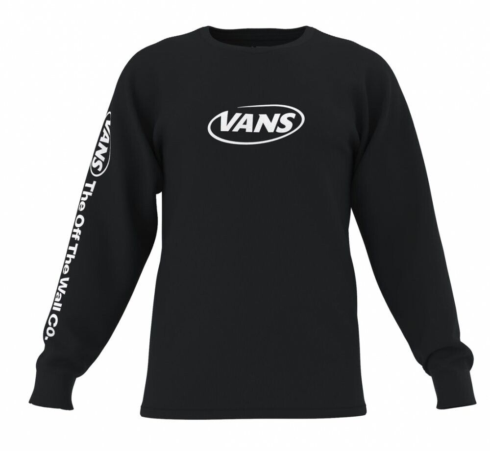 Vans Mens Hi Def Commerical Long Sleeve Tee / Black / RRP £42