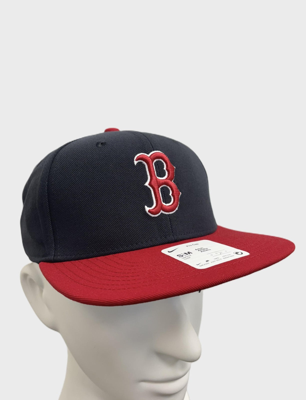 Nike Boston Red Sox Pro Brim Snapback Cap / Navy Red / RRP £35
