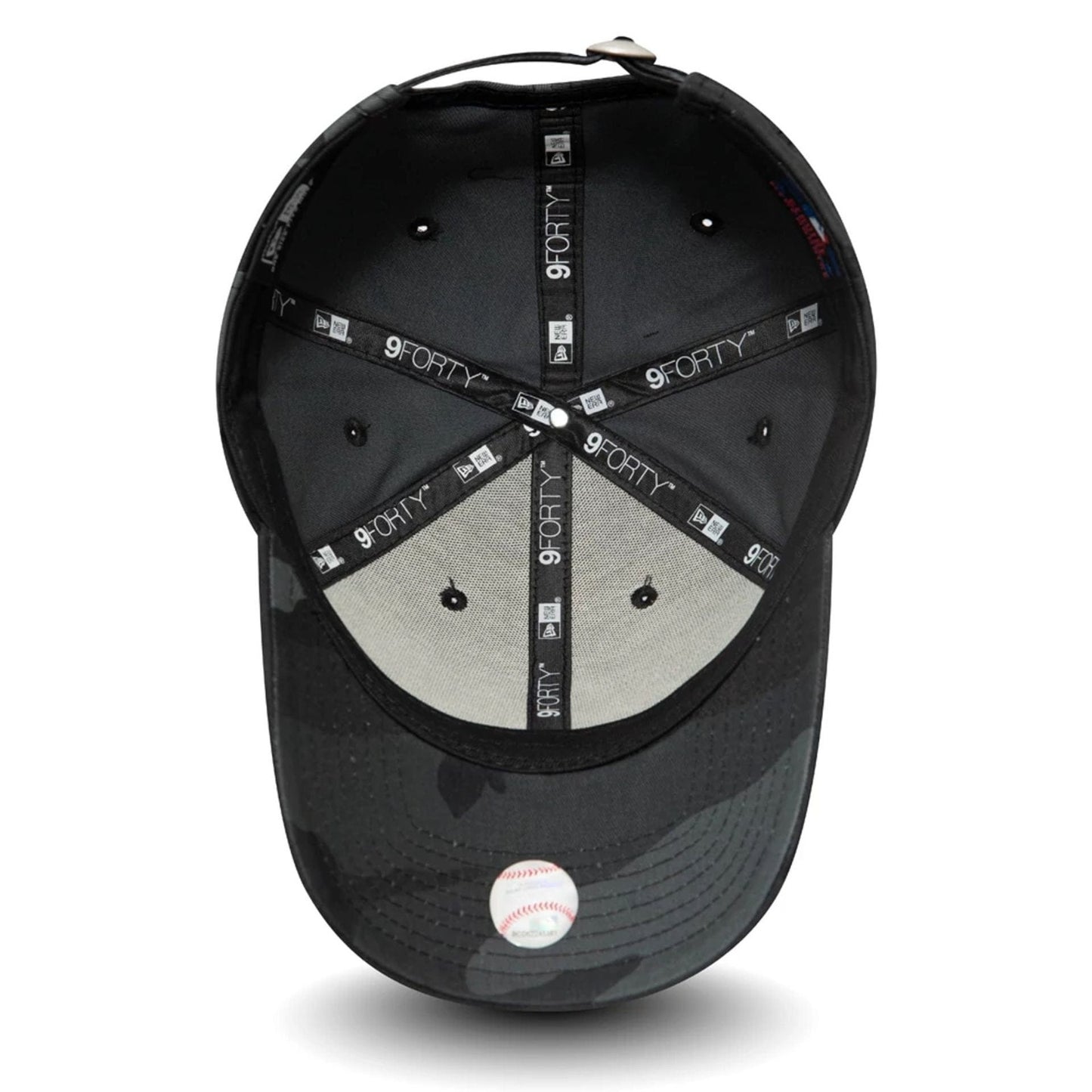 New Era Adult New York Yankees Essential 9FORTY Cap / Camo Black / RRP £23