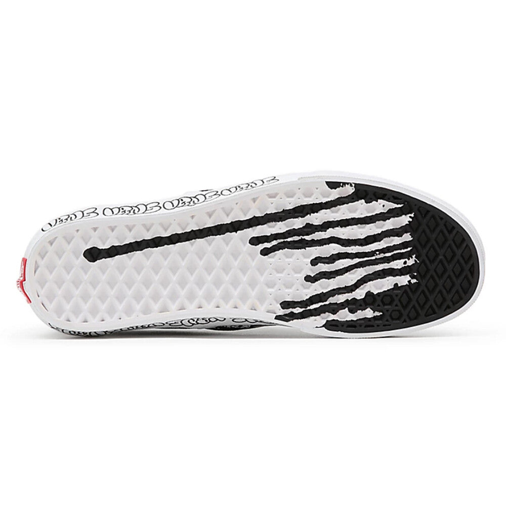 Vans Classic Graphic Slip-On Trainers / Black White / Unisex / RRP £60