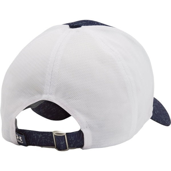 Under Armour Adults Isochill Driver Mesh Adjustable Cap / White Navy / RRP £30