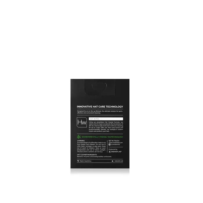 Sneaker Lab Hat Cleaner Wipes – 12 Pack – Hat Cleaning Wipes – Cap Care