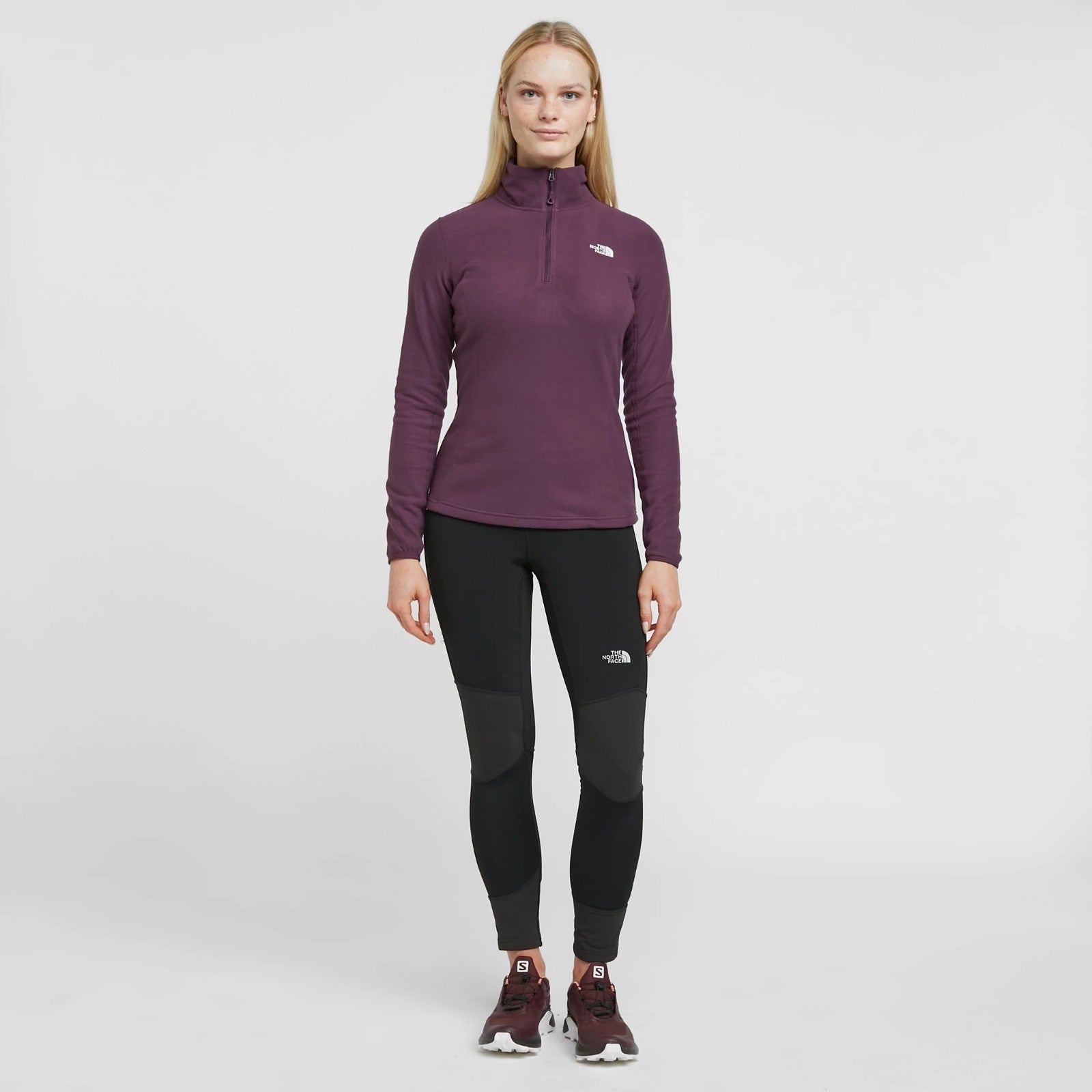 The North Face Womens Resolve Full Zip Fleece / Dramatic Plum / RRP £70