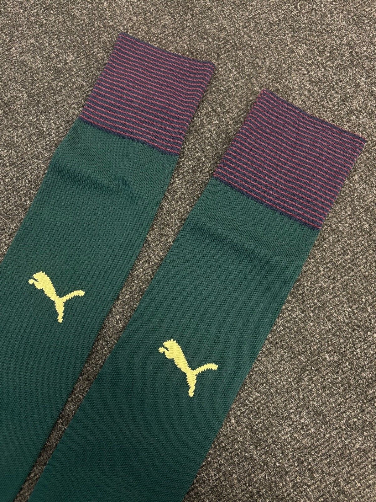 Puma Mens Italy Third Football Sock / 2020-21 / Green / RRP £19