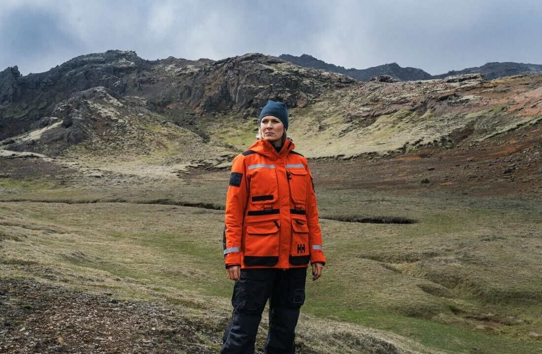 Helly Hansen Womens Arctic Patrol 3-in-1 Parka Coat / Orange Black / RRP £1000