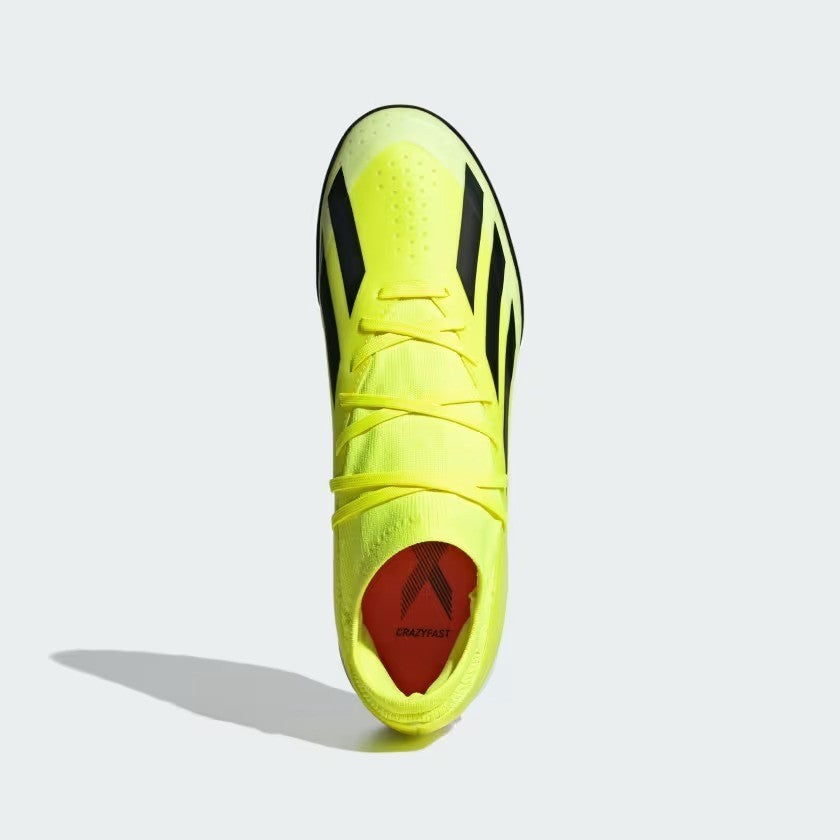 Adidas Mens X CRAZYFAST LEAGUE TF Football Boots / BNIB / Yellow / RRP £90