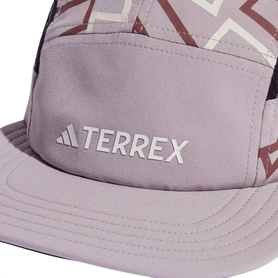 Adidas Adult Terrex 5 Panel Running Cap / Beige / RRP £25