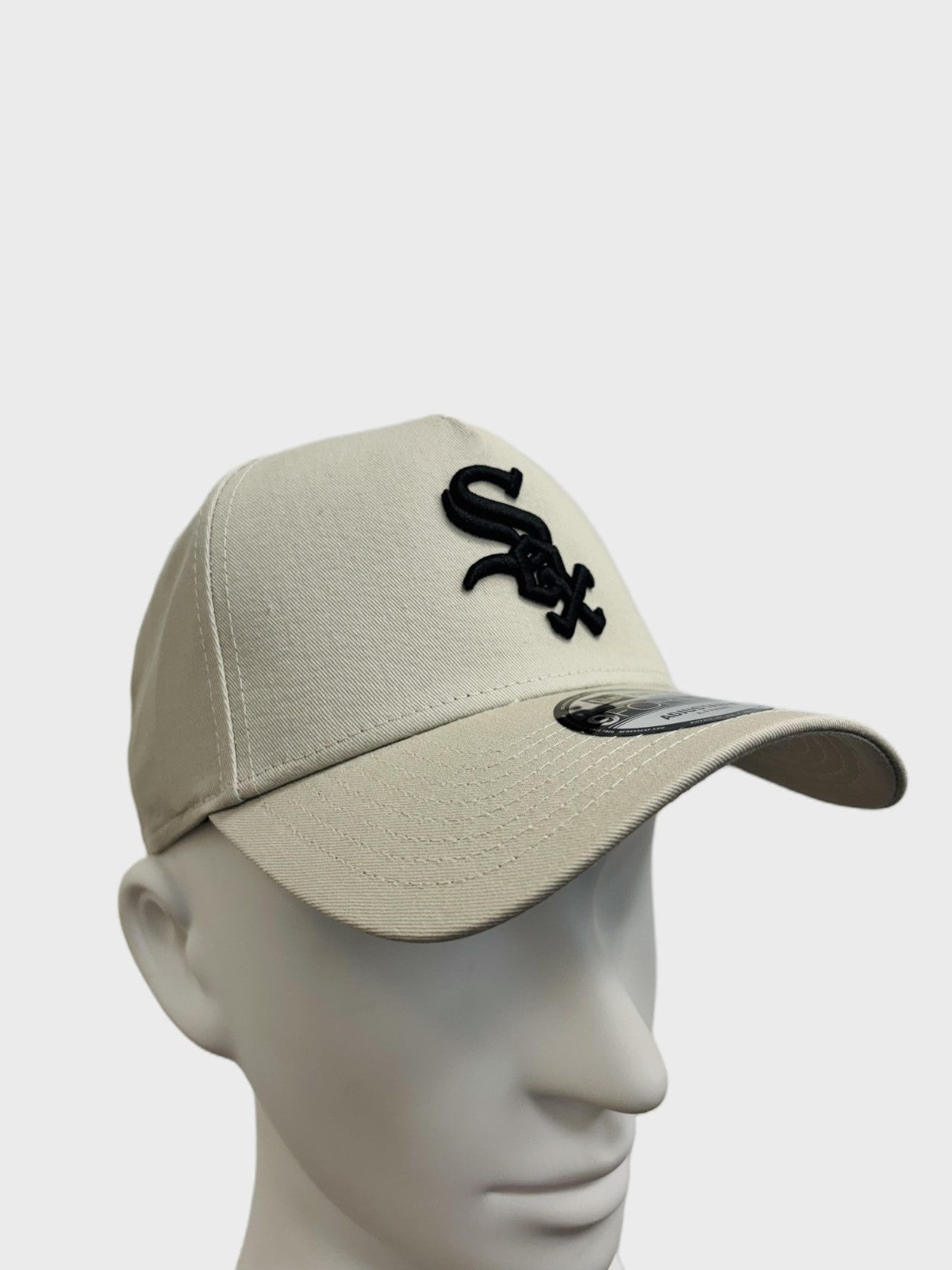 New Era Chicago White Sox 9FORTY A Frame Snapback Cap / Stone Black / RRP £27