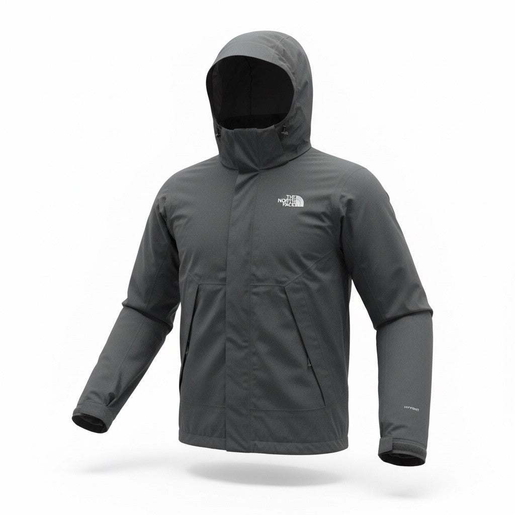 The North Face Mens Dryvent Down Triclimate Jacket / Heather Grey / RRP £325