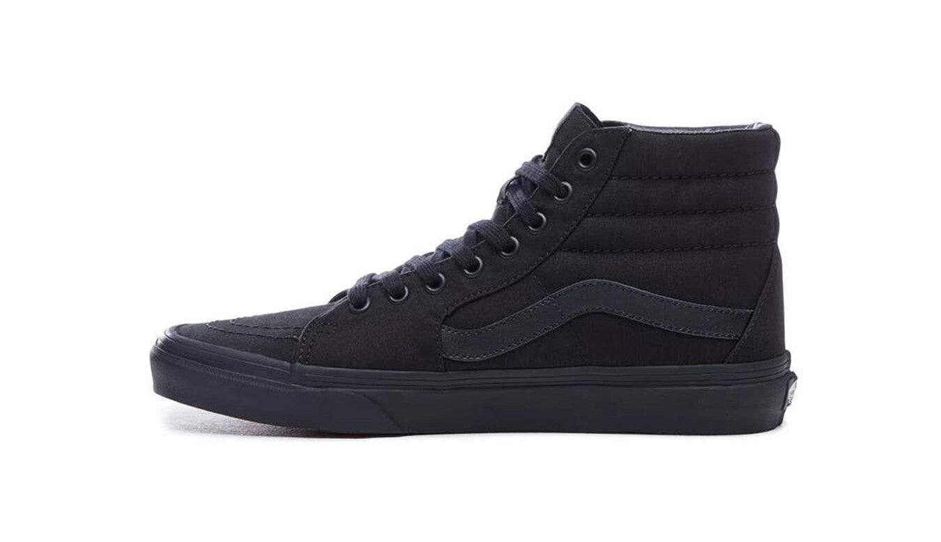 Vans Unisex Comfycush Sk8 Hi Trainers / Triple Black / RRP £85