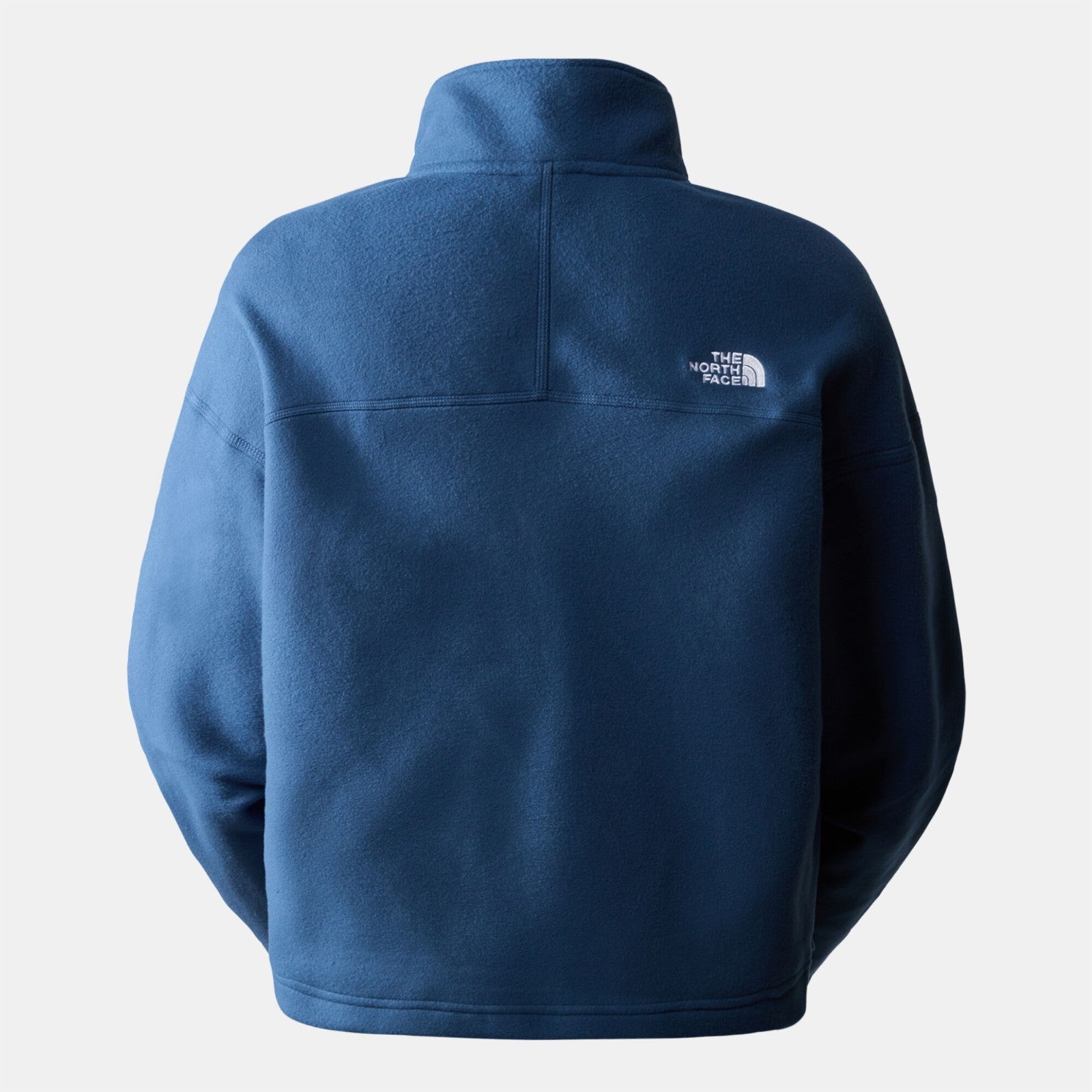 The North Face Womens 100 Glacier Cropped 1/4 Zip Fleece / Blue / RRP £50