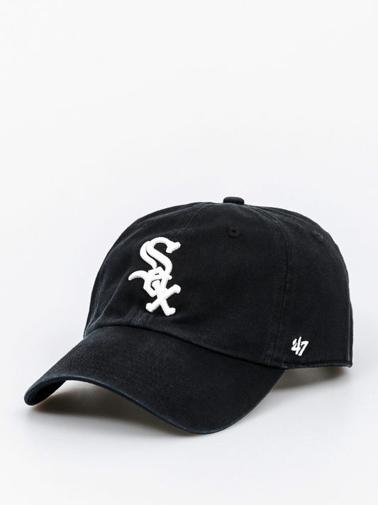 47 Brand Chicago White Sox Unstructured Clean Up Cap / Black / RRP £28