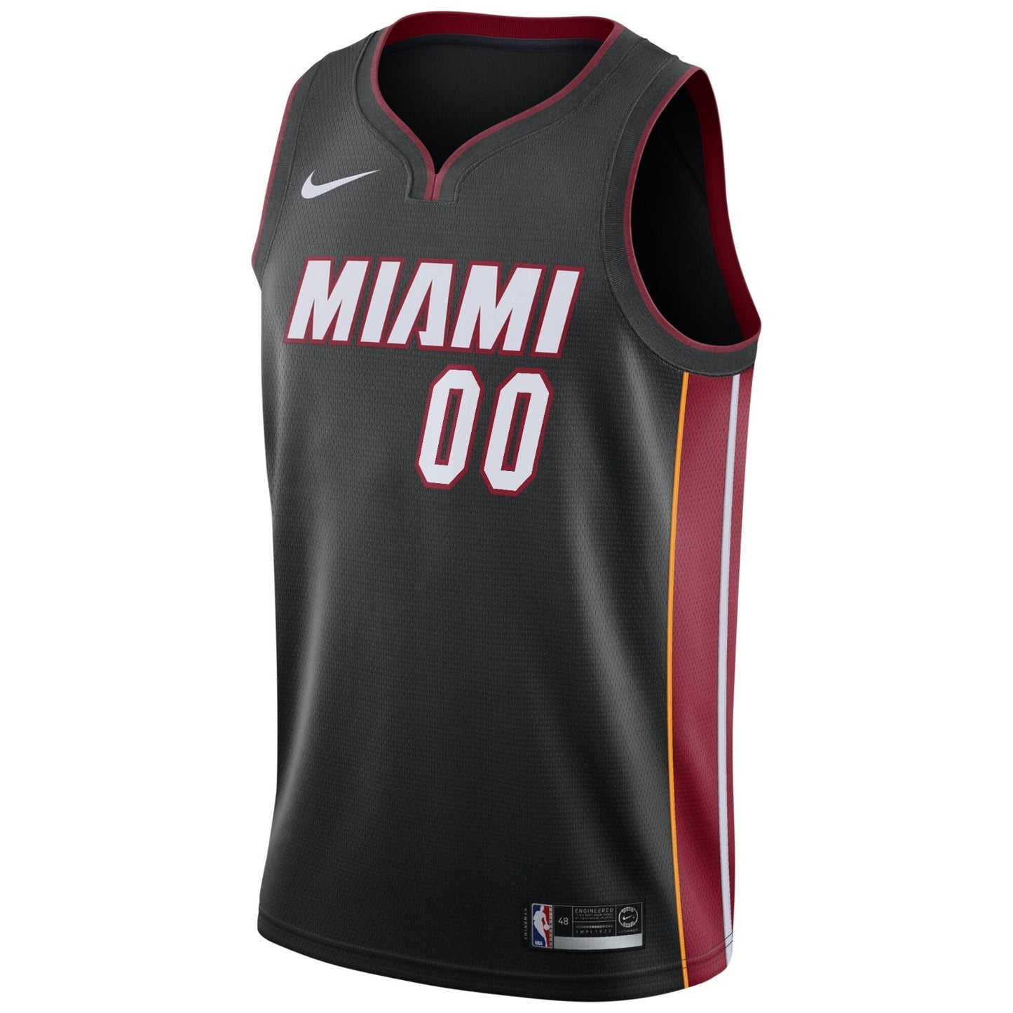 Nike Men's Miami Heat Blank Basketball Vest / Black Red / RRP £90