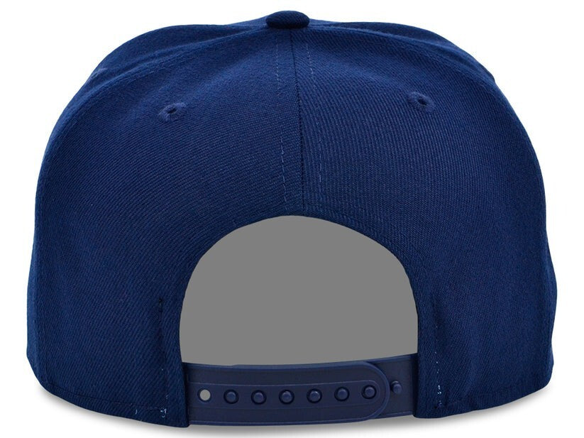 Crowns By Lids Unisex Plain Dime Snapback Hat / Navy / £22