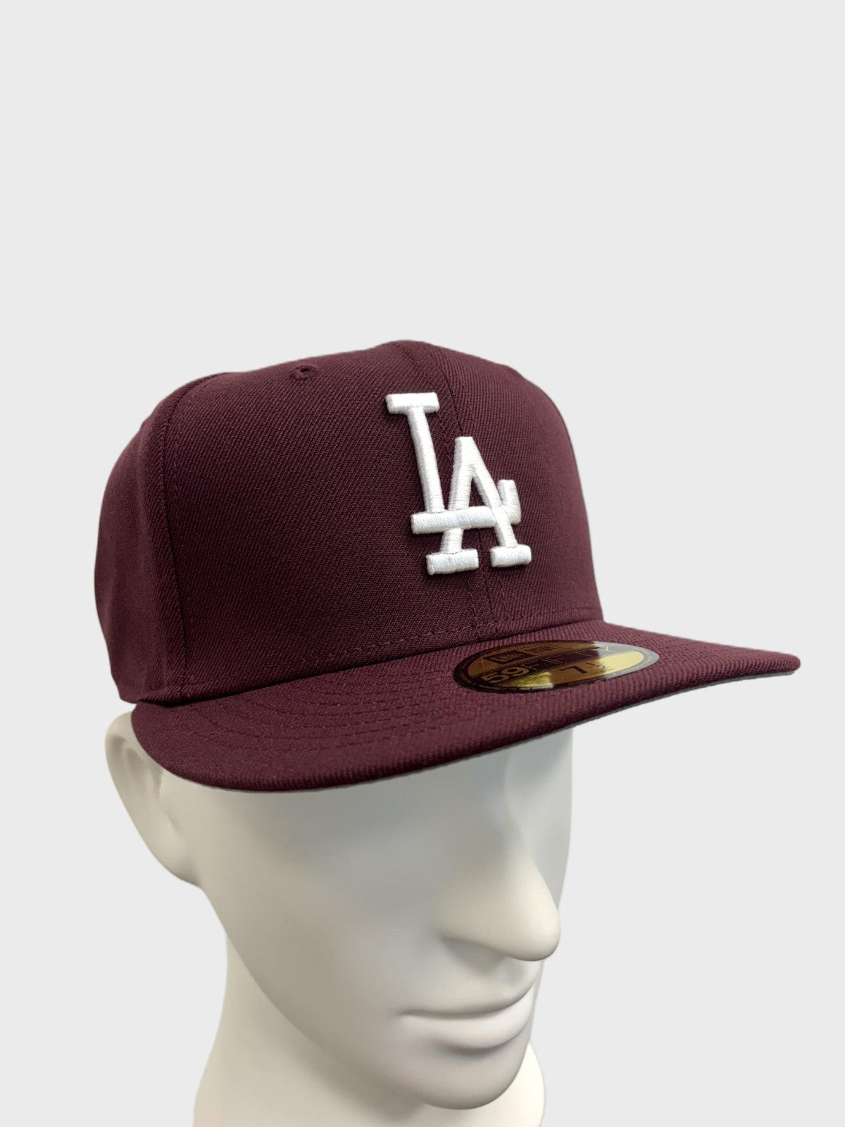 New Era LA Dodgers 5950 Fitted Cap / Maroon Red / RRP £34