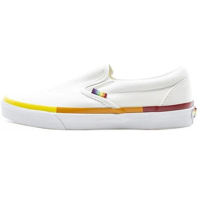 Vans Mens Classic Slip-On Rainbow Foxing / True White / RRP £57