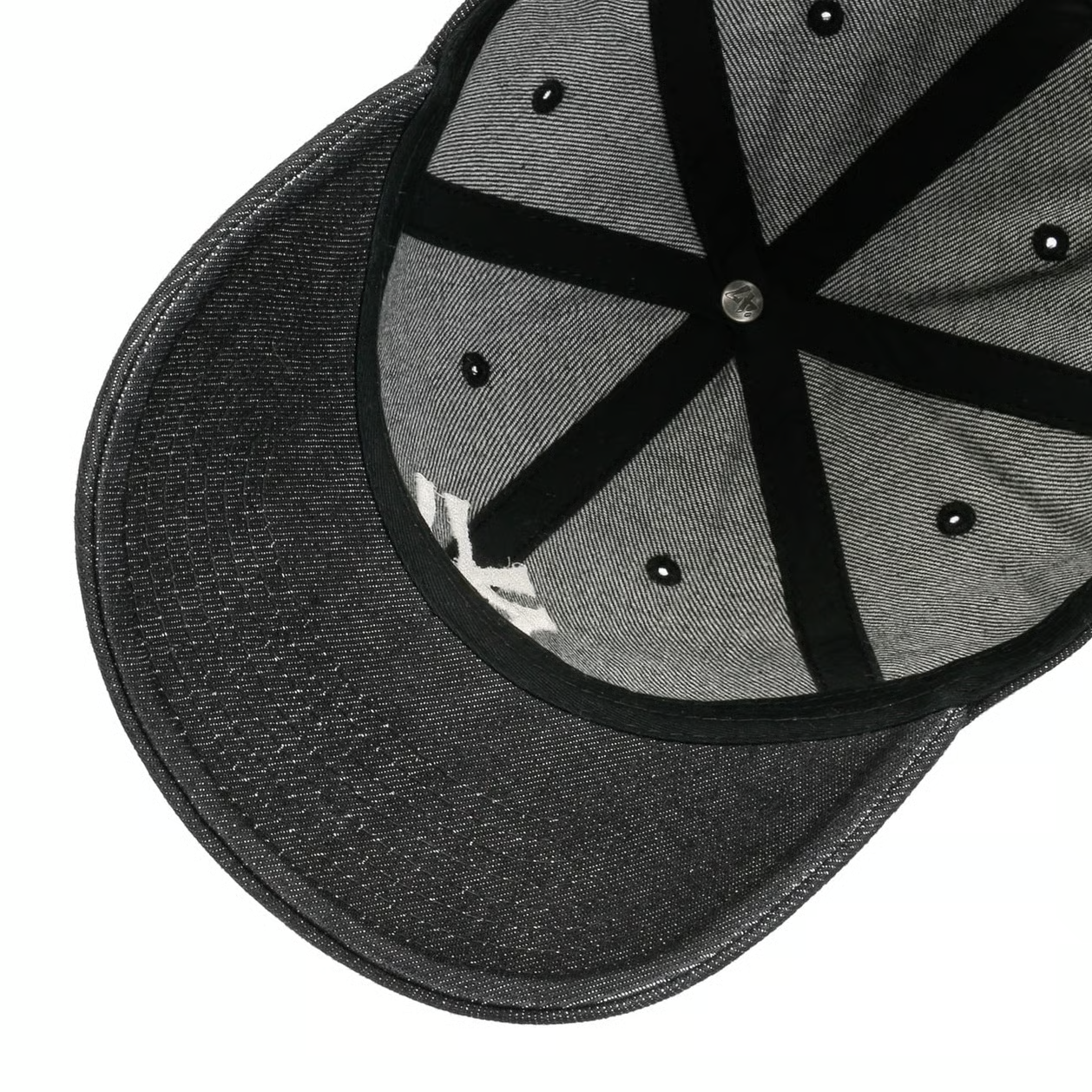47 Brand NY New York Yankees Lennon Relaxed Clean Up Cap / Black White / RRP £32