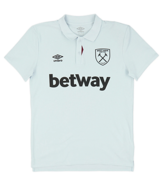 Umbro Mens West Ham Travel Polo / White / RRP £40