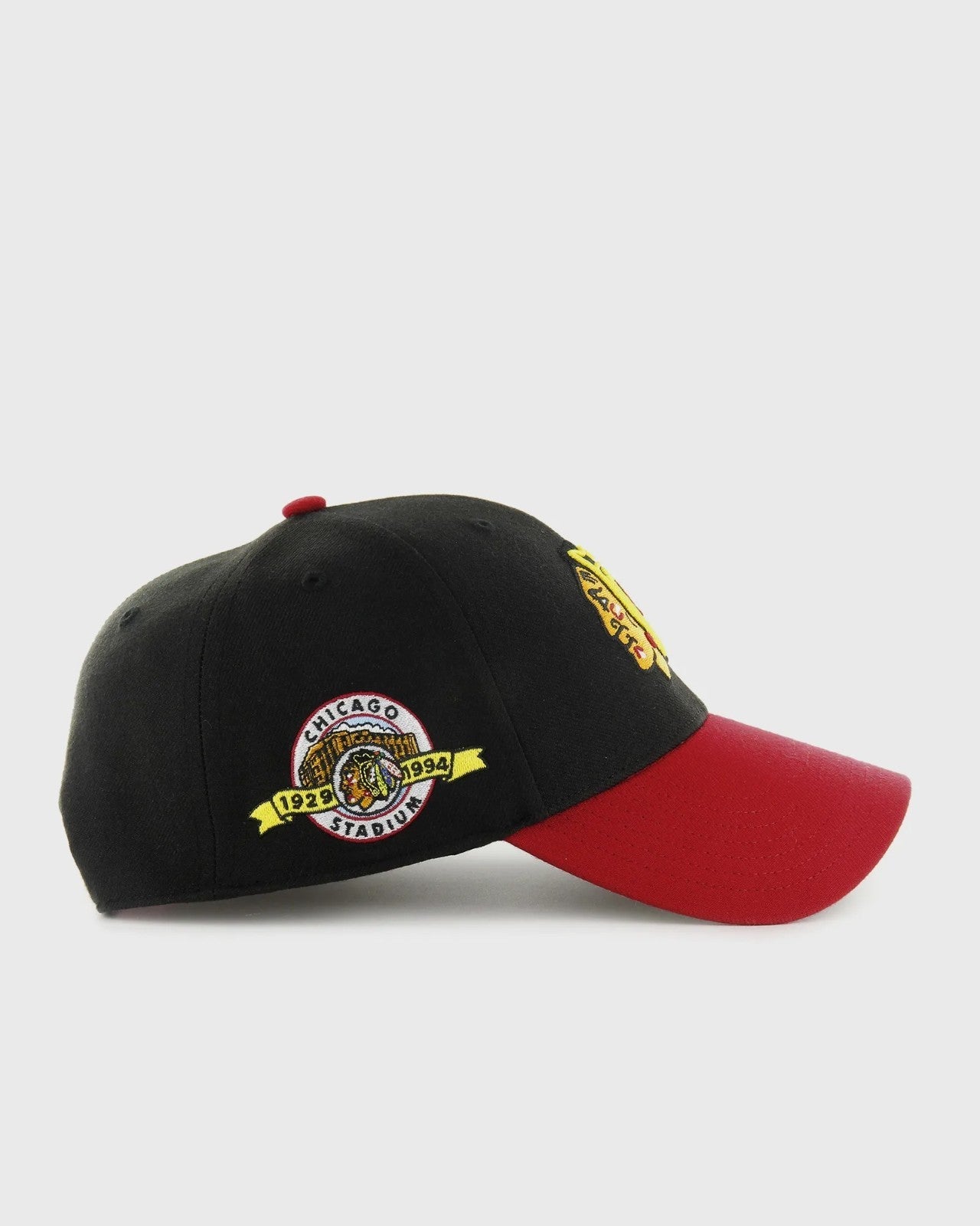 47 Brand Adult Chicago Blackhawks Vintage Sureshot MVP Cap / Black / RRP £28