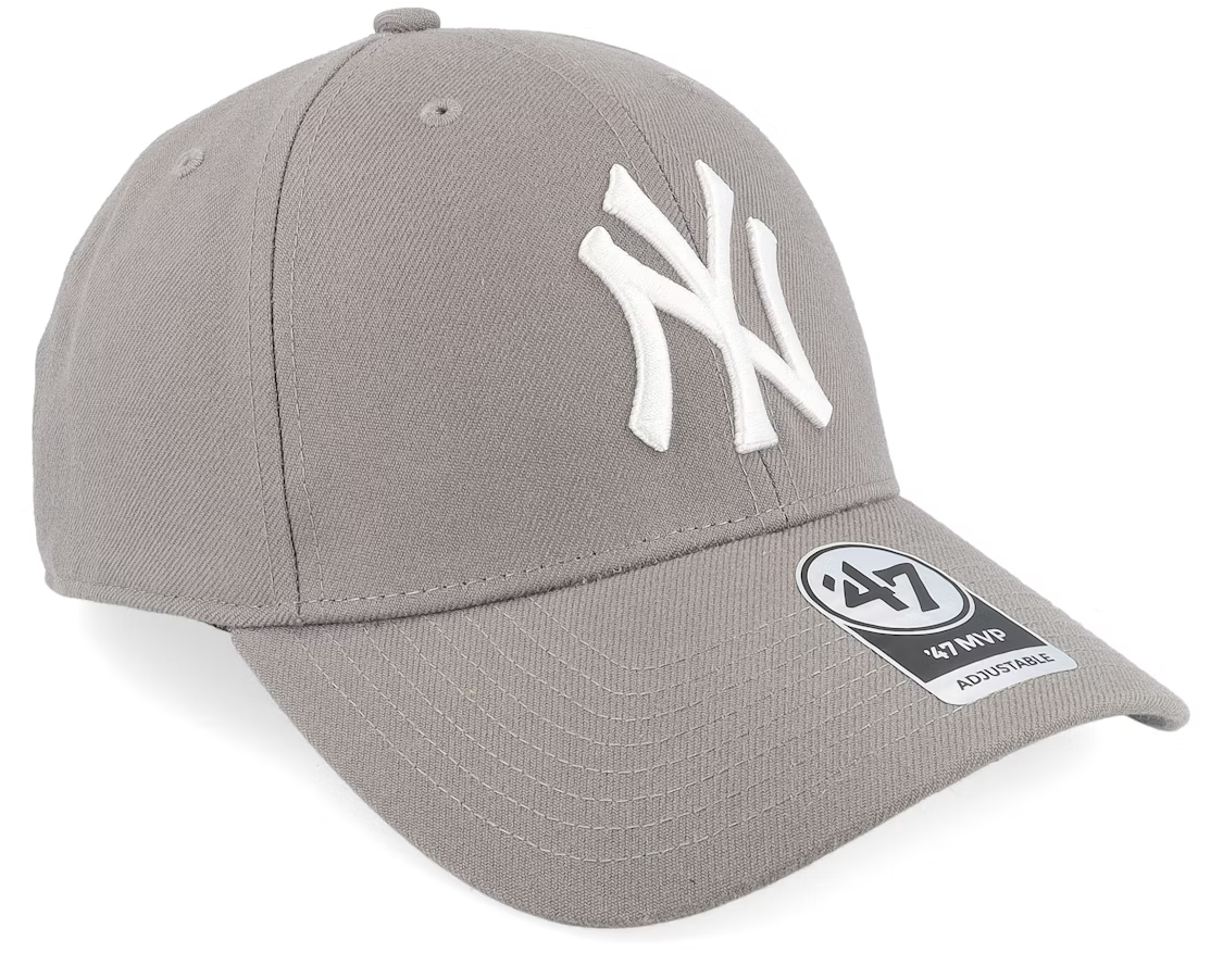 47 Brand New York Yankees MVP Snapback Cap / Grey White / RRP £28