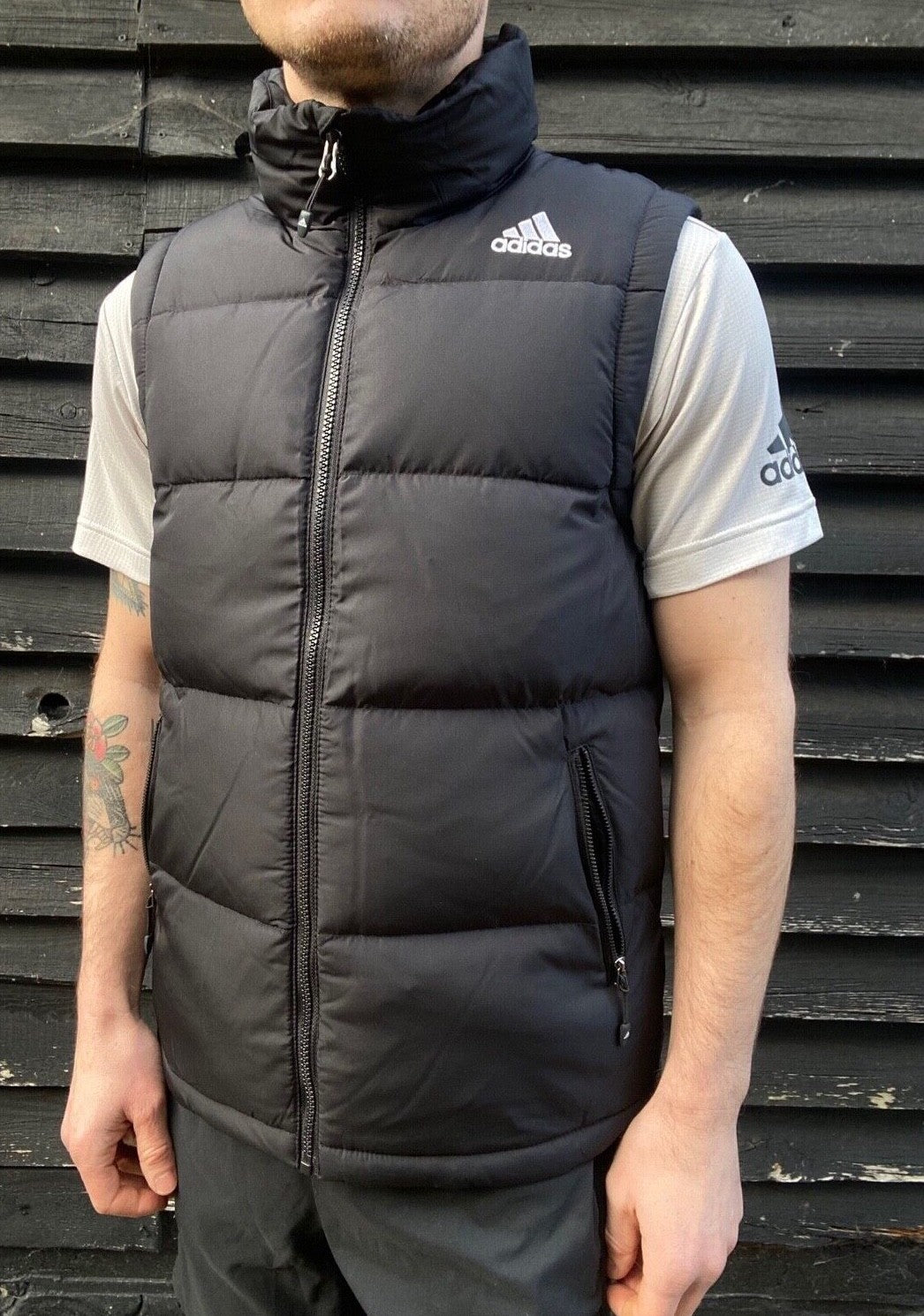 Adidas Men's SDP Down Vest Bodywarmer Gilet / BNWT / Black