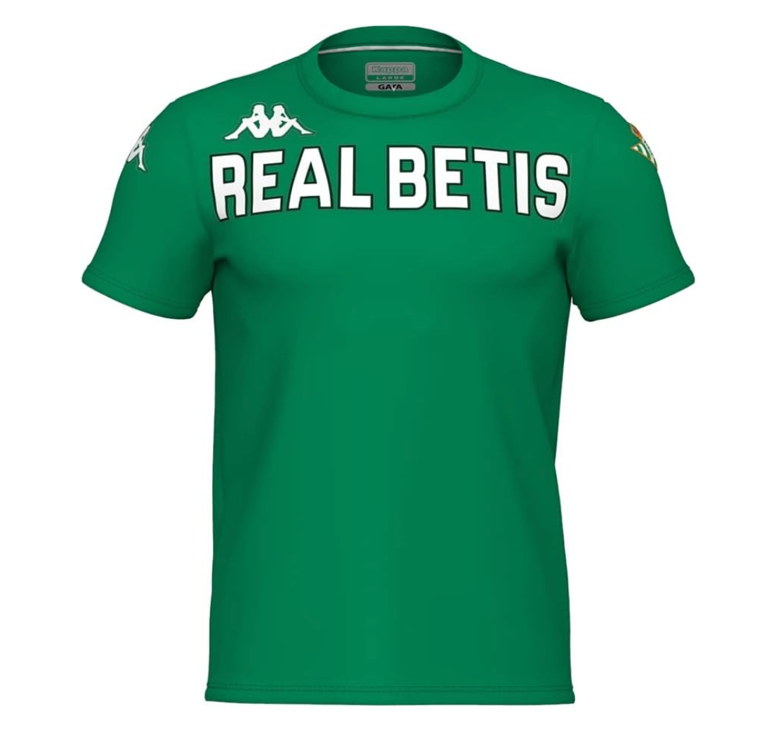 Kappa Real Betis Mens Chest Logo Fan T-Shirt / Green / RRP £20