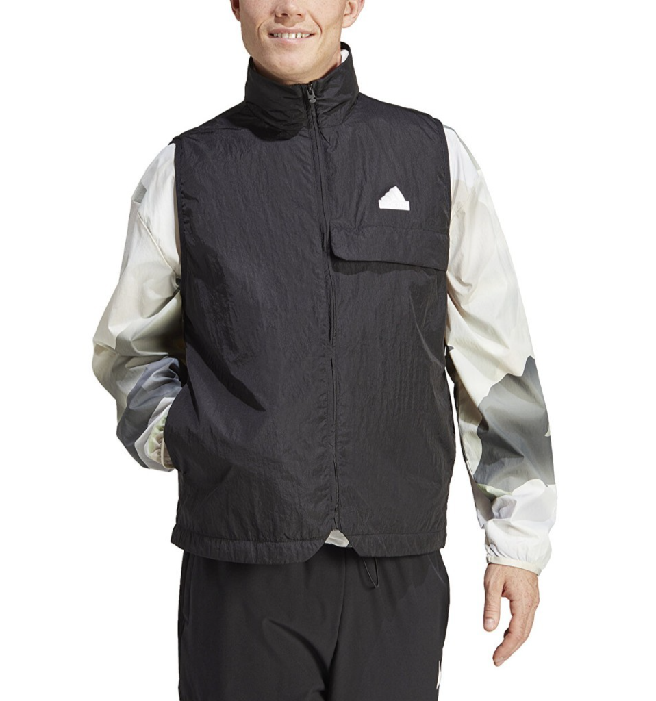 Adidas Mens Lightweight Gilet Vest / Black / RRP £65