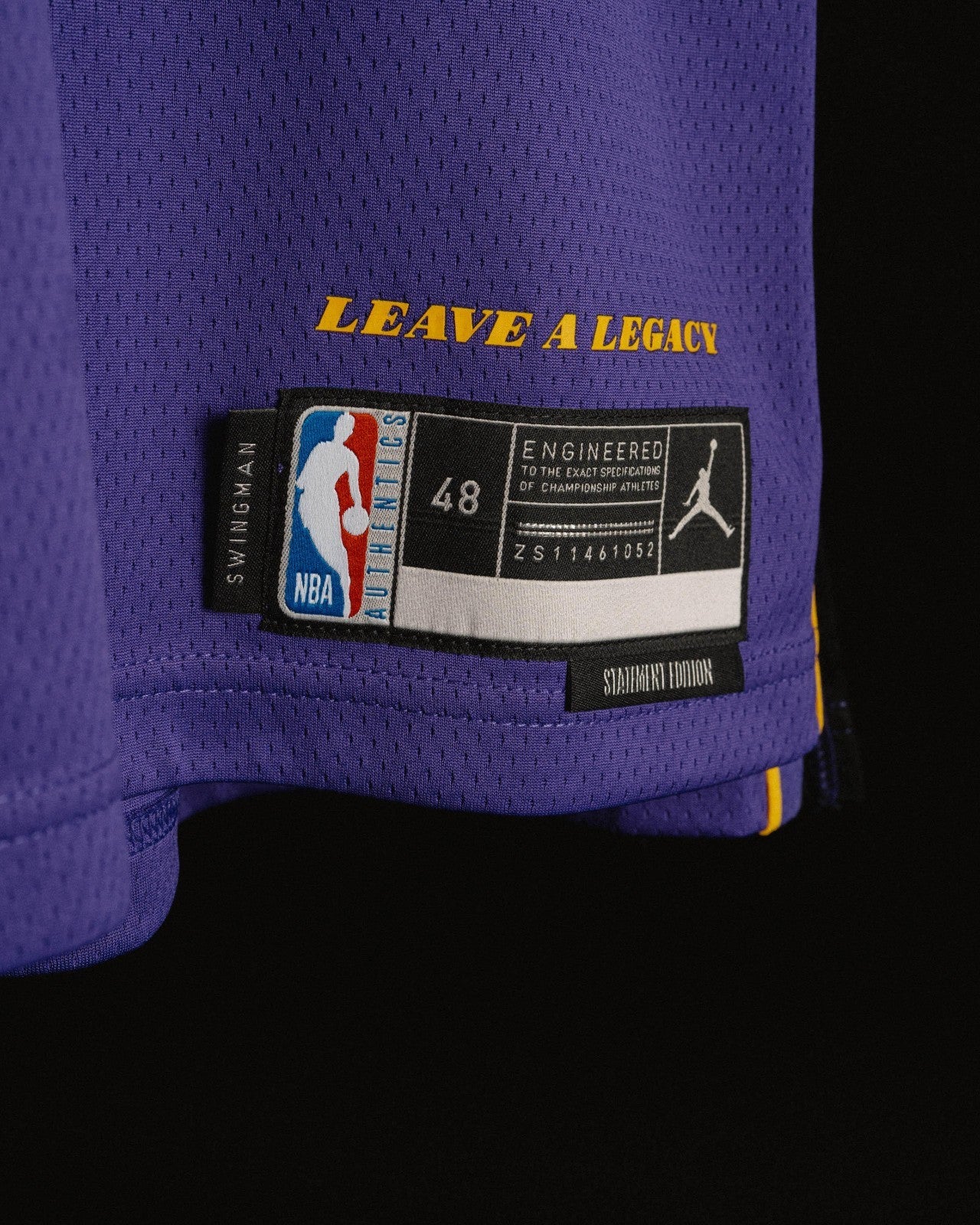 Nike LA Lakers Basketball Jersey / Purple / Lebron James / RRP £95